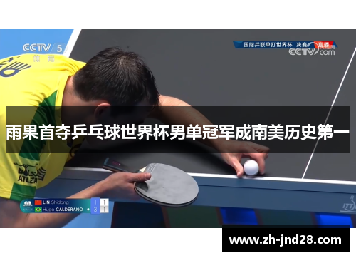 雨果首夺乒乓球世界杯男单冠军成南美历史第一 雨果首夺乒乓球世界杯男单冠军成南美历史第一