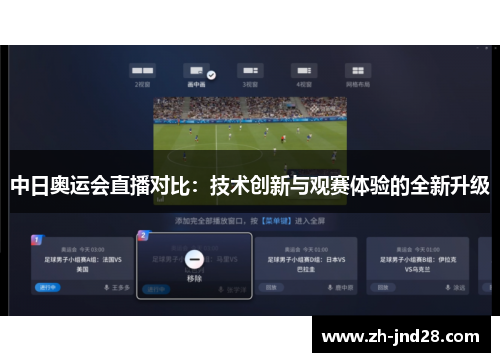 中日奥运会直播对比:技术创新与观赛体验的全新升级 中日奥运会直播对比:技术创新与观赛体验的全新升级